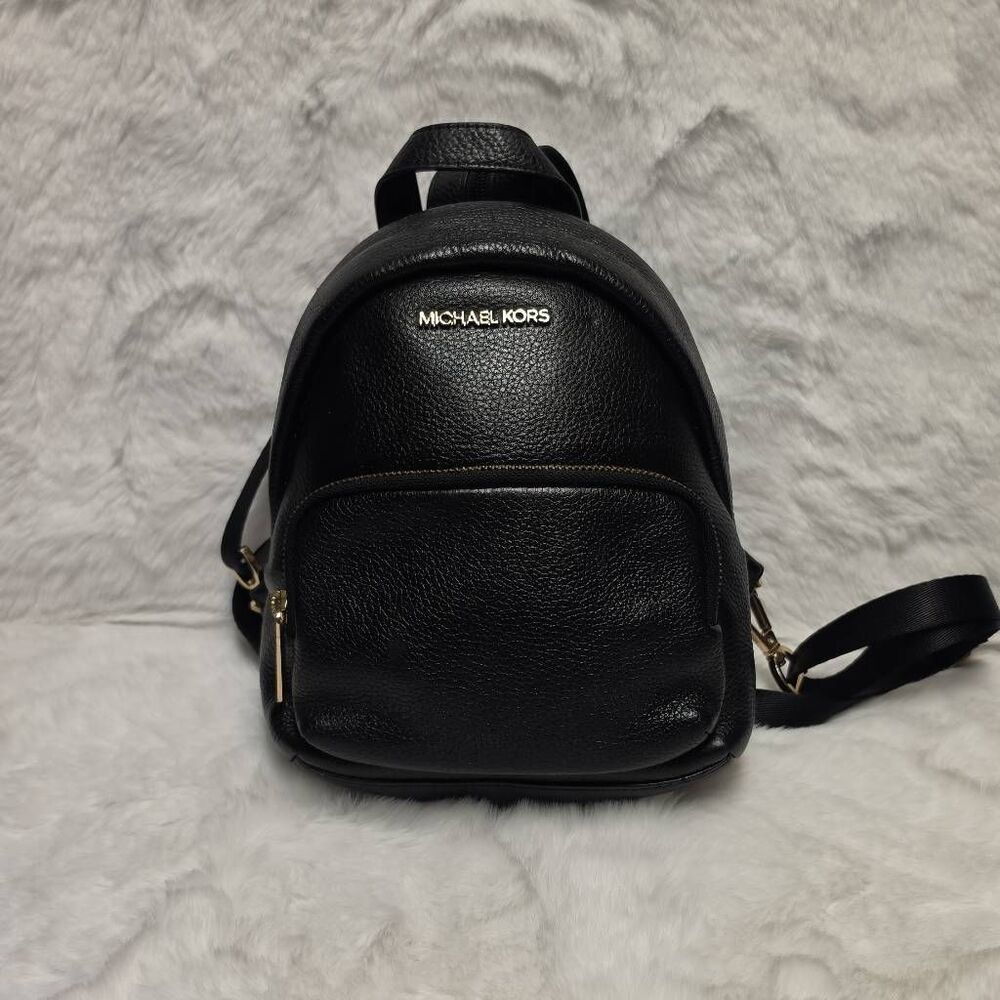 Michael Kors Erin Small Pebbled Leather Backpack